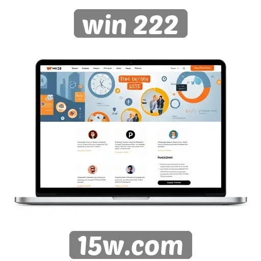 Interface do site Win 222 é amigável e intuitiva