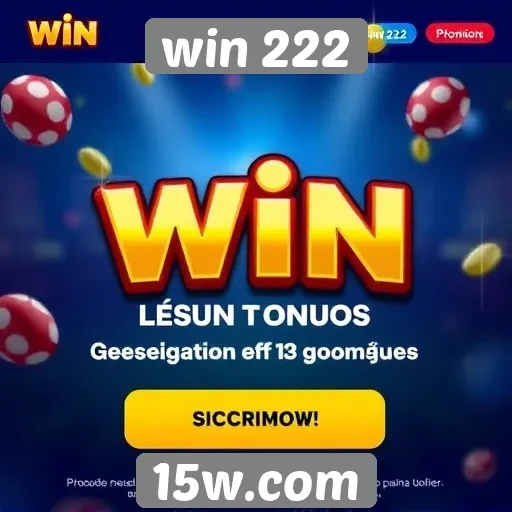 Promoções e bônus atrativos no win 222