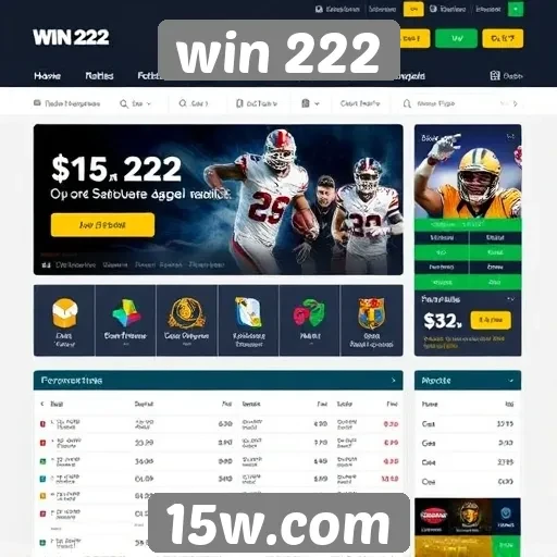 Facilidade de uso e navegação no site win 222