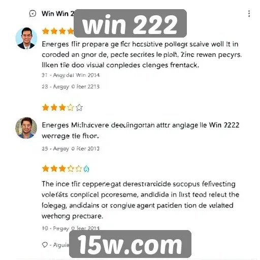 opiniões de usuários sobre win 222 são positivas