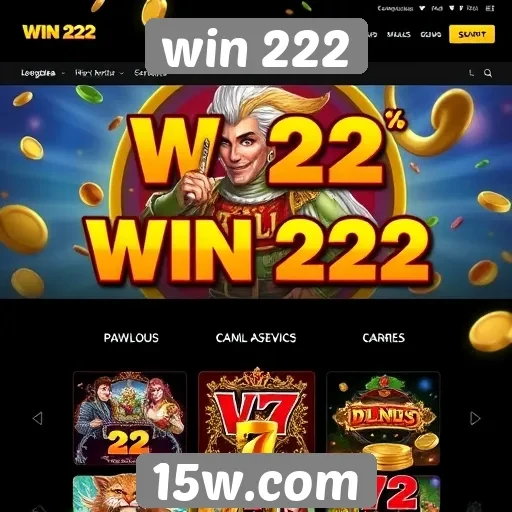 Análise das funcionalidades do site win 222